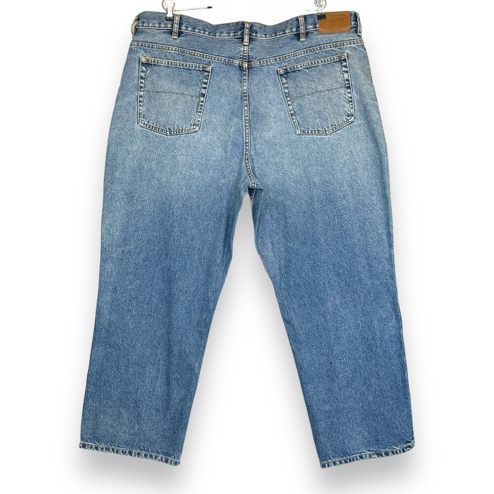 C.E. Schmidt Workwear Relaxed Straight Jeans 44x30 Stonewash Cotton